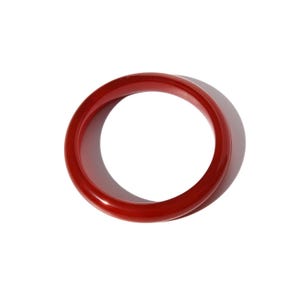 Fiery Ruby Red Natural Agate Bangle (60mm), High Quality Red Jade, Gemstone Jade Jewelry Red Bangle Gift for Her, Birthday gift