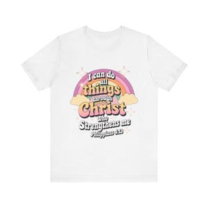 Inspirational Bible Verse Tee, Faith Shirt, Christian T-Shirt, Motivational Graphic Tee, Gift for Believers, Unisex Casual Wear