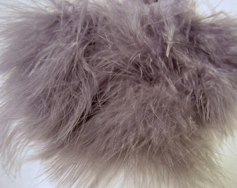 Gray Marabou Feathers 1/8th 20 pcs packages