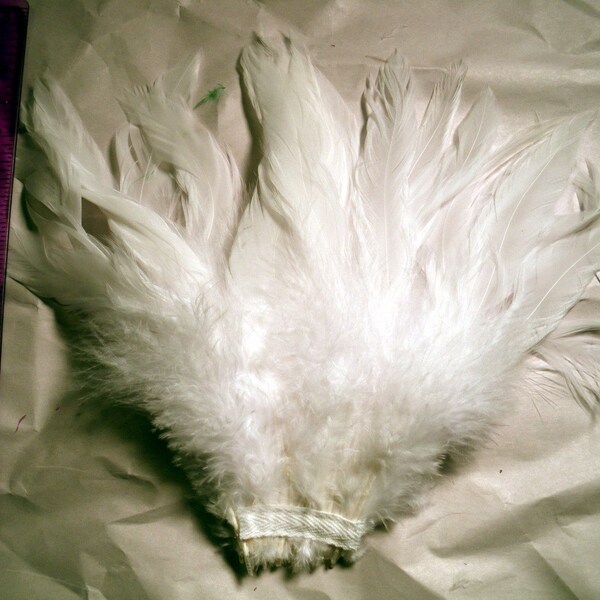 Natural White  Feathers Schlappen Feathers 5 to 6 inches   craft feathers wedding feathers dream catcher feathers
