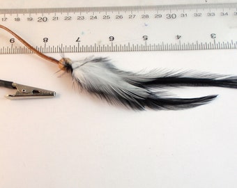 bald eagle Feather  hair clip Feather Hair Extension