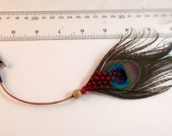 Peacock Feather  hair clip Feather Hair Extension