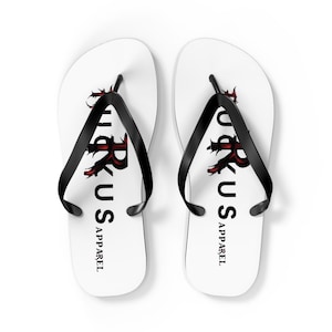 Flip Flops, Beach Shoes for Summer, Ruckus Style Footwear, Sandals for Vacation, Tropical Flip Flops, Beachwear Accessories