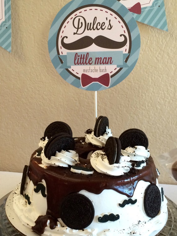 Mustache Baby Shower Cake Cake By Michelle Pasteles Para