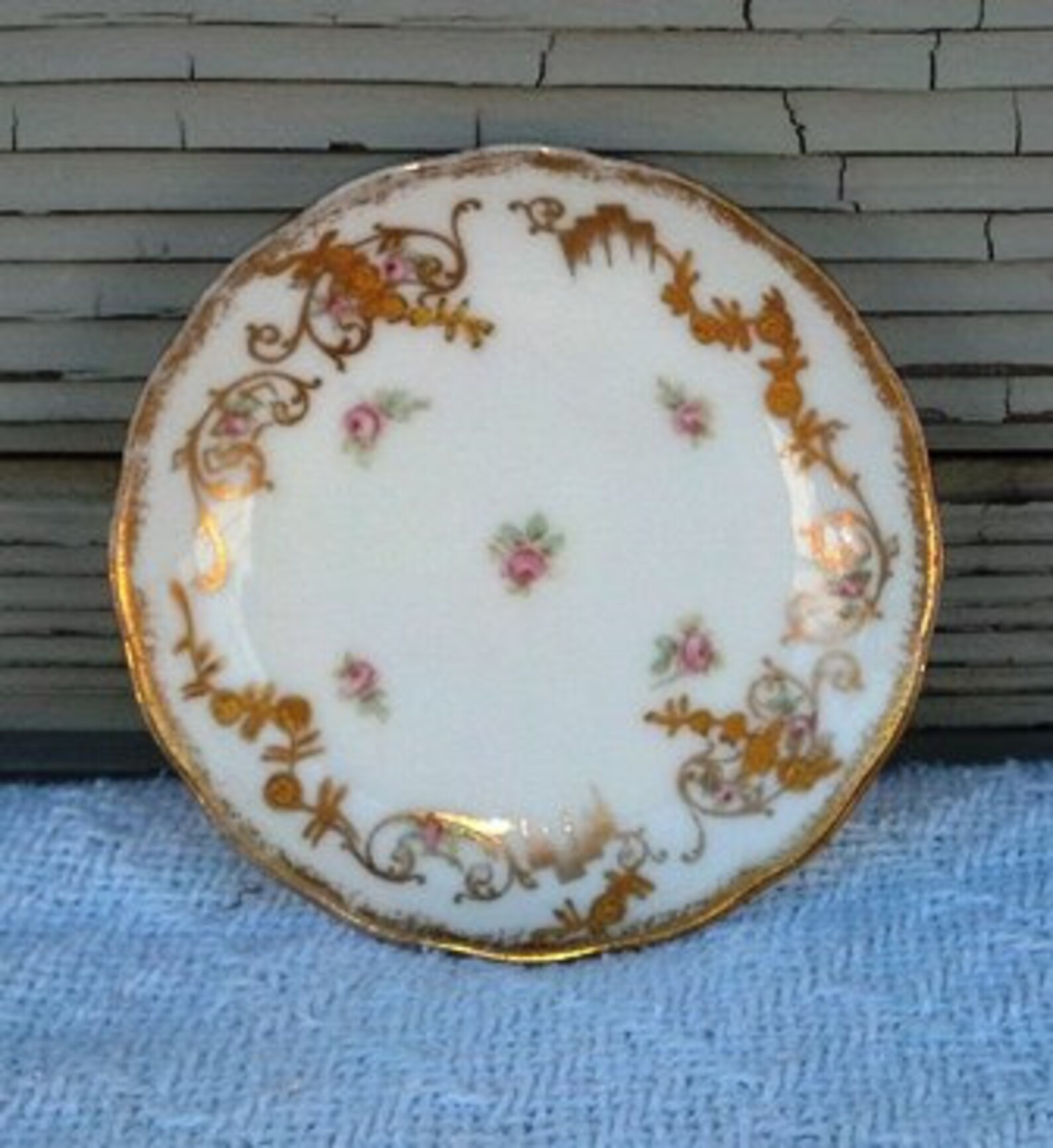 Vintage Butter Pat Dish Higgins & Seiter New York Elite France Etsy