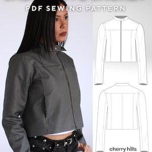 Chaqueta de moto Jade / Patrón de costura en PDF
