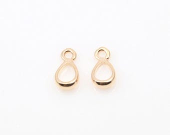 Pendant Bail in Gold, Pendant Bail / FG-025-B (10pcs)