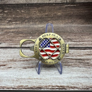 Navy Diver Heritage Challenge Coin