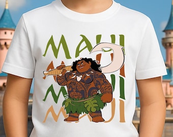 Maui Disney Vacation T-Shirt, Hero Pose Design