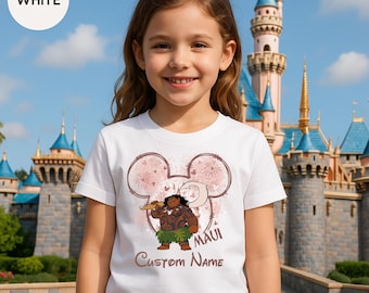 Personalized Moana Maui Kids Shirt – Disney Vacation Tee