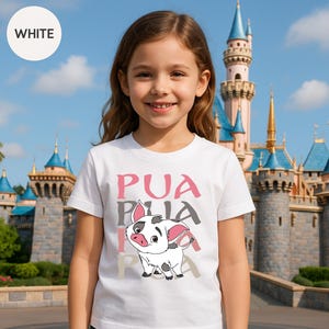 Cute Pua Pig Pink Shirt For Girls – Adorable Moana Inspired Kids Vacation Tee – Disney Park Outfit Or Birthday Gift, Disneyland Toddlers Tee
