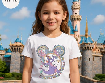 Figment Disney Shirt – One Little Spark Kids Tee, Pastel Mickey