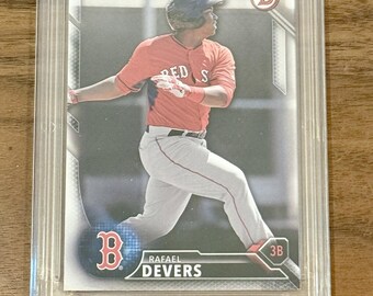 Rafael Devers 2016 Bowman Rookie #BD-143 SCA Grade 10