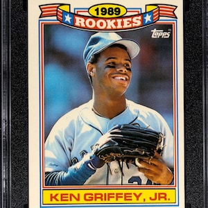 Ken Griffey Jr 1990 Topps Glossy Rookies #11 SGC Grade 7