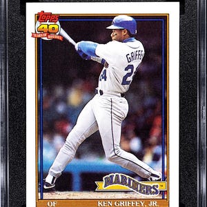 Ken Griffey Jr 1991 Topps #790 SGC Grade 9.5
