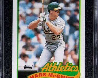 Mark McGwire 1989 Topps #70 SGC Grado 7