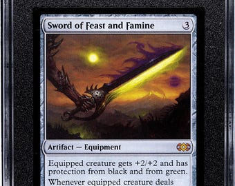 Sword of Feast and Famine Double Masters Magic the Gathering 2022