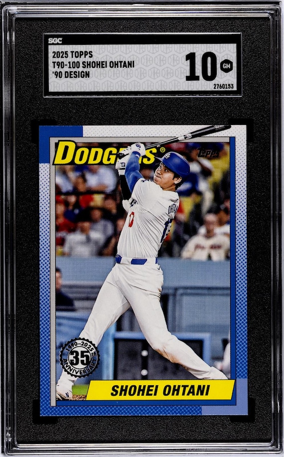 大谷翔平 2025 Topps シルバーパック 90年代デザイン 35周年記念 SGC 