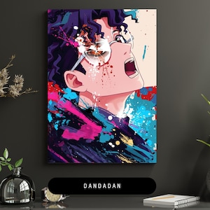 Dandadan Okarun Poster,Dandadan Print,Anime Wall Art,Okarun Poster Print,Japan Poster Print