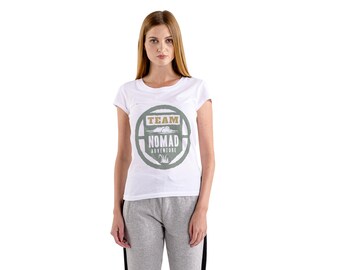 Team Nomad Adventure T-Shirt – Explorer Lifestyle Graphic Tee for Outdoor Enthusiasts and Travelers