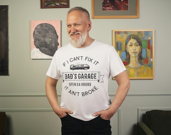 Camiseta divertida de mecánico para papá: camiseta retro de reparación de garaje