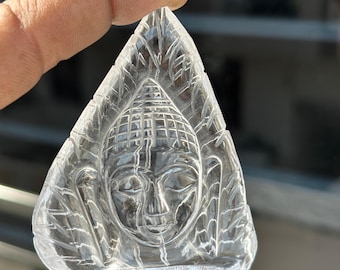 106g ヒマラヤ水晶仏頭、クリスタル仏、宝石仏、ヒーリングクリスタル