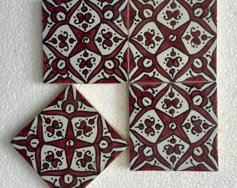 Azulejos marroquíes Zellige – Azulejos hechos a mano – Perfectos para salpicaderos, duchas, paredes y suelos – Diseño de interiores mediterráneo