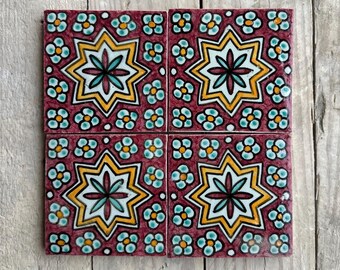 ゼリジェ モロッコ タイル – ハンドメイド タイル – バックスプラッシュ、シャワー、壁、床に最適 – 地中海インテリアデザイン