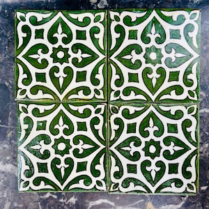 Zellige Moroccan Tiles – Handmade Tile – Perfect for Backsplash, Shower, Wall, Floor – Mediterranean Interior Design