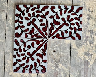 ゼリジェ モロッコ タイル – ハンドメイド タイル – バックスプラッシュ、シャワー、壁、床に最適 – 地中海インテリアデザイン