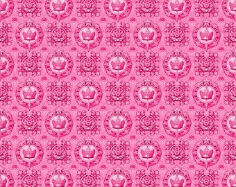 Emblem Fabric, Pink  - Good Together Collection by Patrick Lose Studios for Northcott