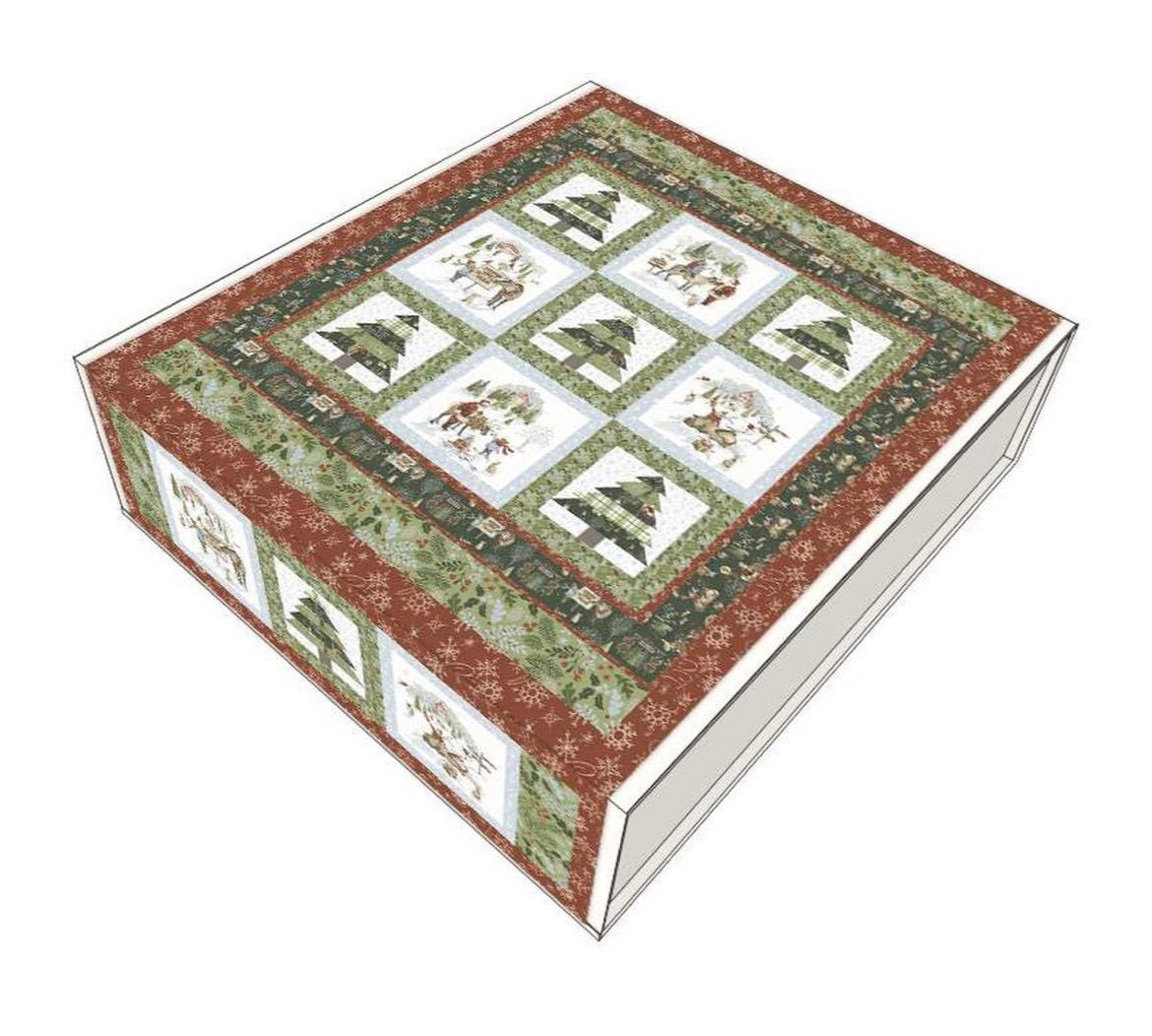 Santa’s Tree Farm Panel Quilt Kit by Lisa Audit and Riley Blake Designs ...