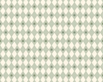 Faraway Kingdom Harlequin Prince Fabric, Swamp - Collection by Natalia Juan Abello for Riley Blake Designs