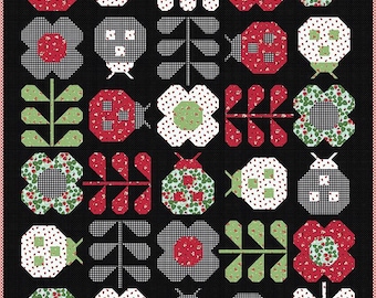 Hello Spring Quilt Kit - Little Ladybug Fabric Collection by Lori Whitlock for Riley Blake Designs