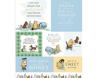 Winnie the Pooh Fabric Panel - Fabric Collection by Echo Park Paper Co for Riley Blake Designs