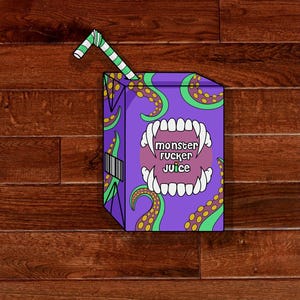 NSFW Monster F&#39;er Juice Sticker/Pin