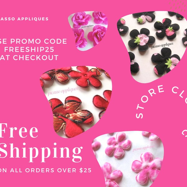 Use Promo code FREESHIP25 for free shipping on orders of 25.00 or more Stock Up ****SHOP Closing Close OUT SALE **** Everything must go !!