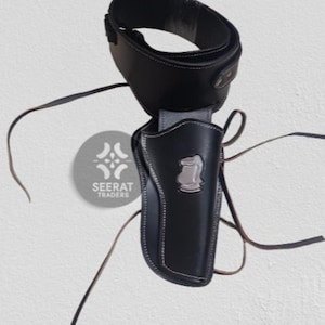 Revolver Holster Gürtel Western Cowboy Leder Made Custom Handmade passend für 4 Zoll bis 6,5 Zoll Lauf .22 .35/357 .44/45 Cal von SeeratTraders
