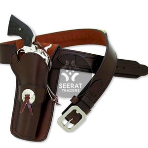 Leather Shootist Rig, John Wayne, The Duke, Cowboy Western SAAS, Cas
