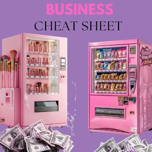 Vending Machine Business Playbook: Beginner’s Guide + Canva Template (PLR)