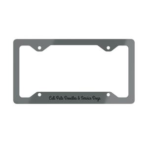 Stylish Metal License Plate Frame - Cat Lovers Gift, Pet Enthusiast Accessory, Unique Car Decor, Custom Auto Frame, Animal Rescue Support
