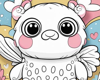 Coloring book Labubu