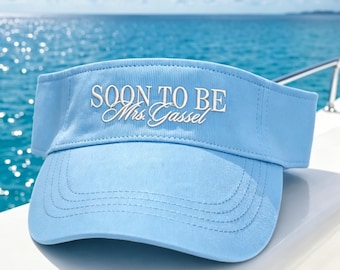 Personalized Embroidered Visor Hat Custom Visor Bachelorette Party Favor Bridal Party Gift LXY1607