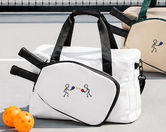 Bolsa de pickleball personalizada Regalo de pickleball personalizado para ella Bolsa de pickleball minimalista Bolsa linda para mamás de pickleball LXY2606