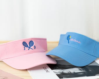 Individuell gesticktes Tennisvisier mit Namen Personalisiertes Damen Visor Baseball-Visor Pickleball-Visor Golf-Visor Sport-Visor 250820