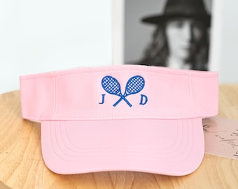 Individuell gesticktes Tennisvisier mit Namen Personalisiertes Damen Visor Baseball Visor Pickleball Visor Golf Visor Sport Visor 25081704