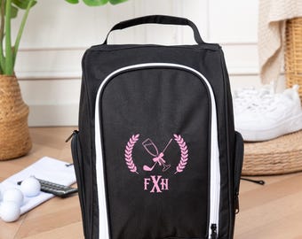 Personalized Bachelorette Party Gift Custom Embroidered Golf shoe bag for Groomsman Monogram Golf Shoe Tote 260120