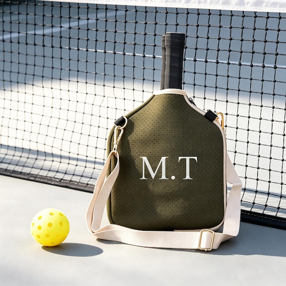 Custom Embroidered Pickleball Paddle Cover Pickleball Accessory Neoprene Pickleball Cover LXY2605