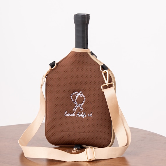 Personalized Embroidered Pickleball Paddle Bag Special Gift for Pickleball Lover Pickleball Mom Gift 260308