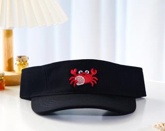 Custom Toddler Visor Monogram Kids Beach Hat Embroidered Text, Logo Visor Summer Camp Toddler Visor LXY 2605